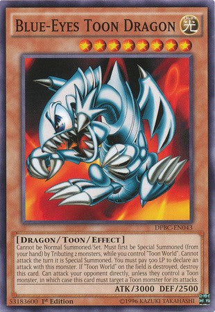 Blue-Eyes Toon Dragon - DPBC-EN043 - Common - 1st Edition available at 401 Games Canada