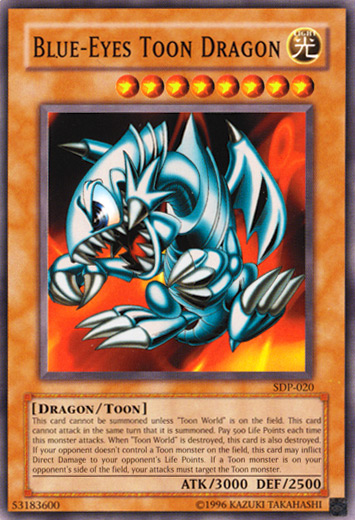 Blue-Eyes Toon Dragon - SDP-020 - Common - Unlimited available at 401 Games Canada