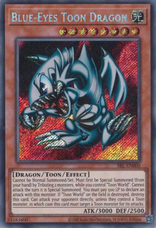 Blue-Eyes Toon Dragon - SRL-EN000 - Secret Rare - Unlimited Worldwide available at 401 Games Canada