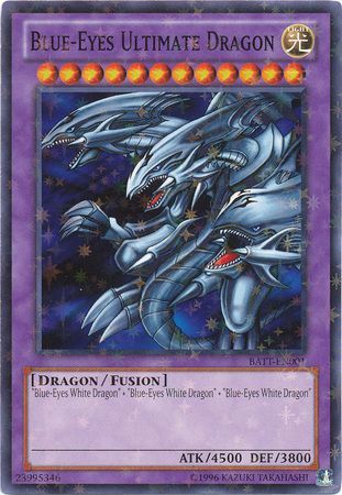 Blue-Eyes Ultimate Dragon - BATT-EN001 - Starfoil Rare available at 401 Games Canada