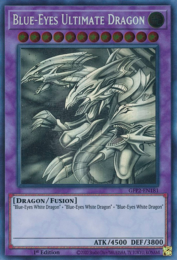 Blue-Eyes Ultimate Dragon - GFP2-EN181 - Ghost Rare - 1st Edition available at 401 Games Canada