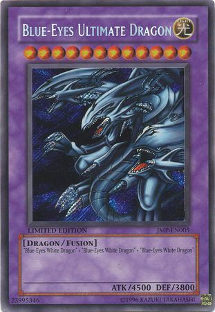 Blue-Eyes Ultimate Dragon - JMP-EN005 - Secret Rare available at 401 Games Canada