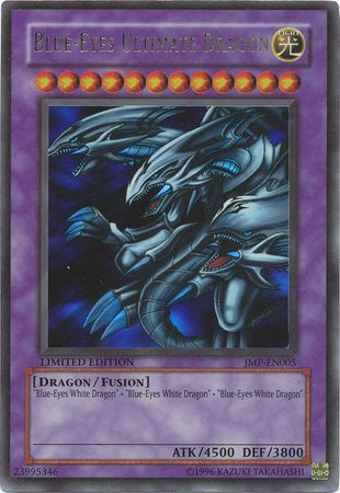 Blue-Eyes Ultimate Dragon - JMP-EN005 - Ultra Rare available at 401 Games Canada