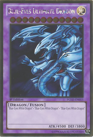 Blue-Eyes Ultimate Dragon - PGLD-EN055 - Gold Rare - 1st Edition available at 401 Games Canada