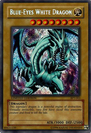 Blue-Eyes White Dragon - BPT-003 - Secret Rare - Limited Edition available at 401 Games Canada