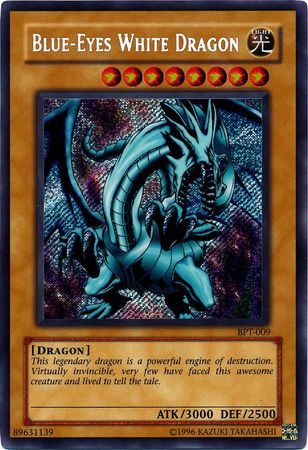 Blue-Eyes White Dragon - BPT-009 - Secret Rare - Limited Edition available at 401 Games Canada