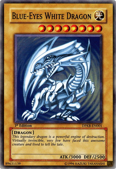 Blue-Eyes White Dragon - DPKB-EN001 - Super Rare - 1st Edition available at 401 Games Canada