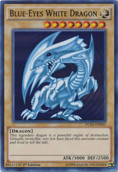 Blue-Eyes White Dragon - DUSA-EN043 - Ultra Rare - 1st Edition available at 401 Games Canada