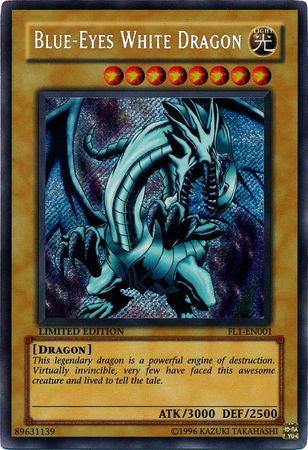 Blue-Eyes White Dragon - FL1-EN001 - Secret Rare available at 401 Games Canada