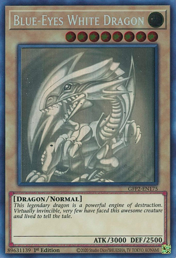 401 Games Canada - Blue-Eyes White Dragon - GFP2-EN175 - Ghost Rare