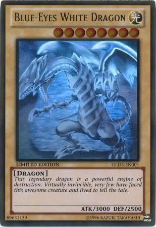 Blue-Eyes White Dragon - GLD5-EN001 - Ghost/Gold Rare - Limited Edition available at 401 Games Canada