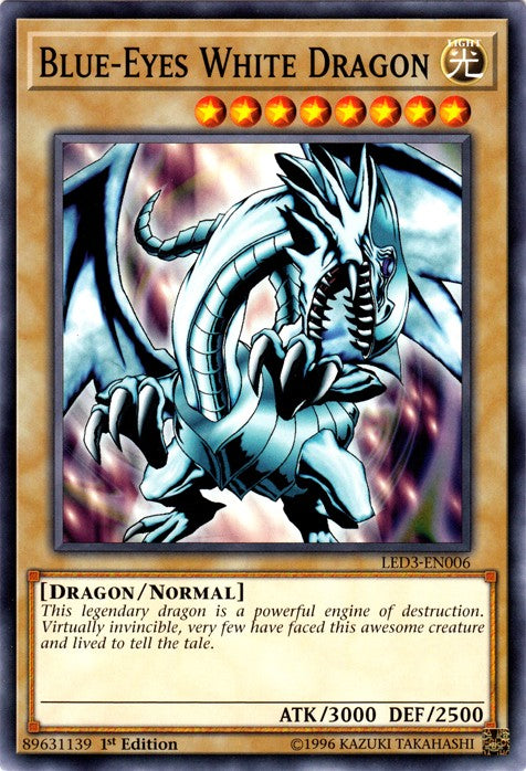 Blue-Eyes White Dragon - LED3-EN006 - Common - 1st Edition available at 401 Games Canada