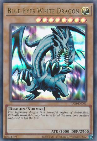 Blue-Eyes White Dragon - LOB-EN001 - Ultra Rare - Unlimited Worldwide available at 401 Games Canada