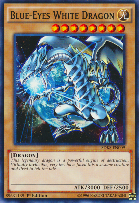 Blue-Eyes White Dragon - SDKS-EN009 - Common - 1st Edition available at 401 Games Canada