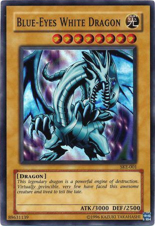 Blue-Eyes White Dragon - SKE-001 - Super Rare - Unlimited available at 401 Games Canada