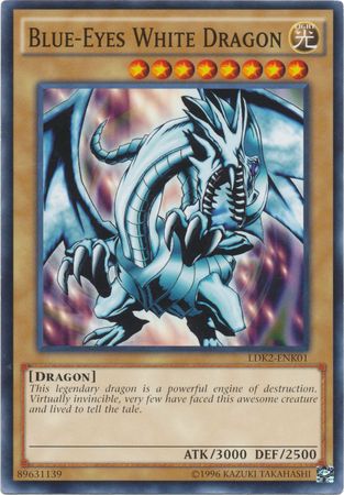 Blue-Eyes White Dragon (Version 1) - LDK2-ENK01 - Common - Unlimited available at 401 Games Canada