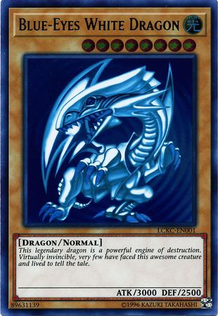 Blue-Eyes White Dragon (Version 2) - LCKC-EN001 - Ultra Rare - Unlimited available at 401 Games Canada