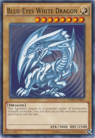 Blue-Eyes White Dragon (Version 2) - LDK2-ENK01 - Common - Unlimited available at 401 Games Canada