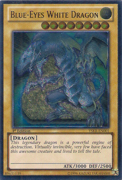 Blue-Eyes White Dragon - YSKR-EN001 - Ultimate Rare - 1st Edition available at 401 Games Canada