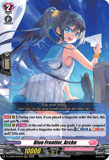 Blue Frontier, Arche - D-LBT03/012 - Triple Rare available at 401 Games Canada