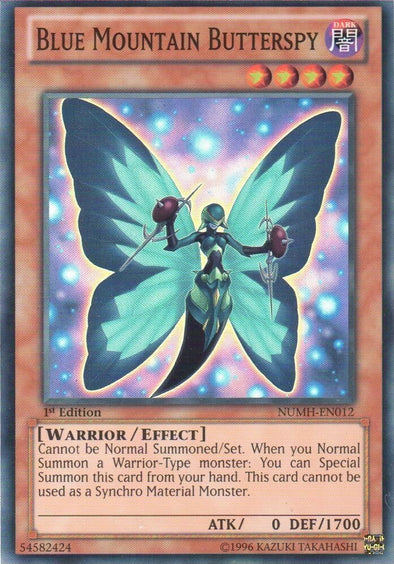 Blue Mountain Butterspy - NUMH-EN012 - Super Rare - 1st Edition available at 401 Games Canada