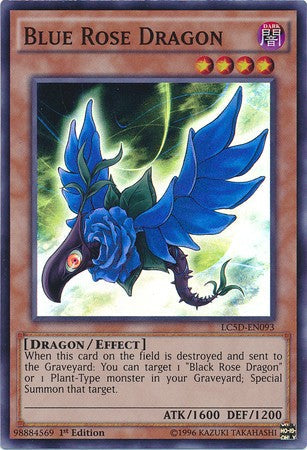 Blue Rose Dragon - LC5D-EN093 - Super Rare - 1st Edition available at 401 Games Canada