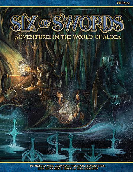 Blue Rose - Six of Swords: Adventures in the World of Aldea available at 401 Games Canada