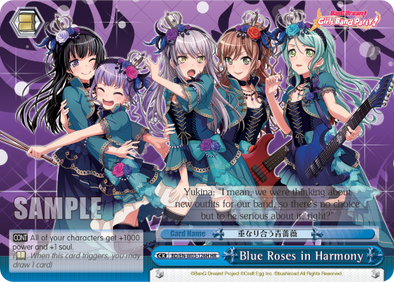 Blue Roses in Harmony - BD/EN-W03-126H - High Rare available at 401 Games Canada