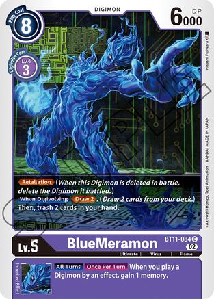 BlueMeramon - BT11-084 - Common available at 401 Games Canada