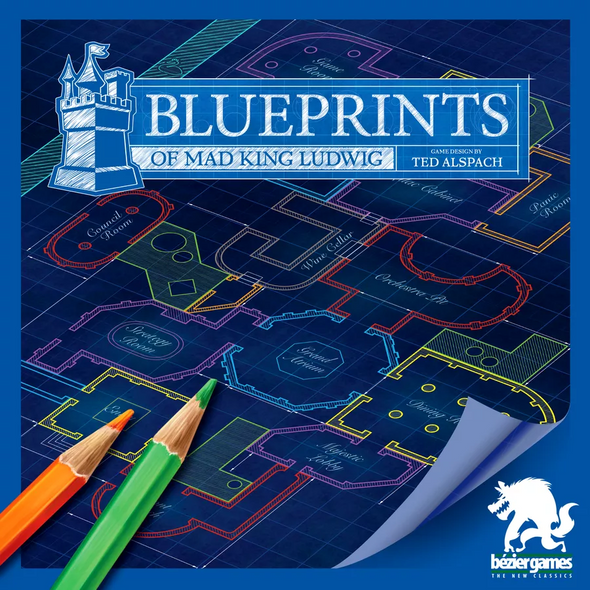 Blueprints of Mad King Ludwig (Pre-Order) available at 401 Games Canada