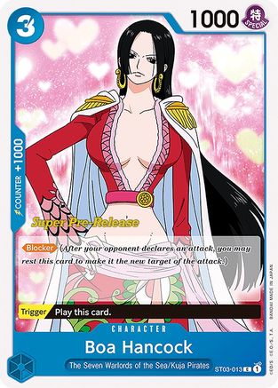 Boa Hancock (Super Pre-Release) - ST03-013 - Common available at 401 Games Canada