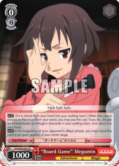 "Board Game" Megumin - KS/W49-E037 - Rare available at 401 Games Canada