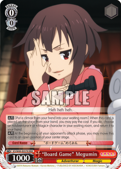 "Board Game" Megumin - KS/W49 - E037R - Triple Rare available at 401 Games Canada