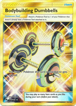 Bodybuilding Dumbbells - 161/147 - Secret Rare available at 401 Games Canada