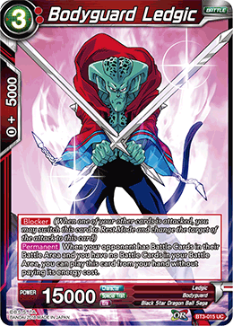 Bodyguard Ledgic - BT3-015 - Uncommon available at 401 Games Canada