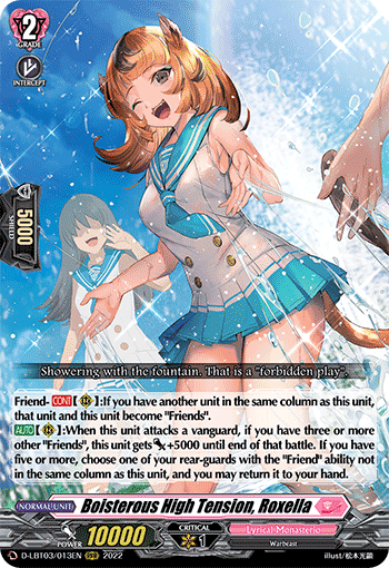 Boisterous High Tension, Roxella - D-LBT03/013 - Triple Rare available at 401 Games Canada
