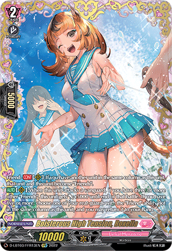 Boisterous High Tension, Roxella - D-LBT03/FFR13 - Double Frame Rare available at 401 Games Canada