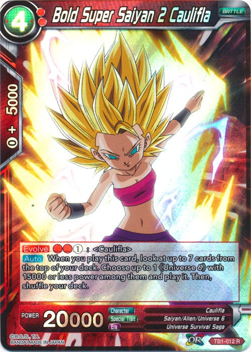 Bold Super Saiyan 2 Caulifla - TB1-012 - Rare available at 401 Games Canada