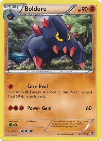Boldore - 49/119 - Uncommon available at 401 Games Canada