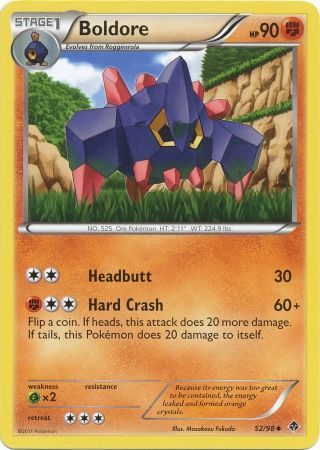Boldore - 52/98 - Uncommon available at 401 Games Canada