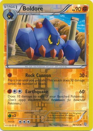 Boldore - 66/124 - Uncommon - Reverse Holo available at 401 Games Canada