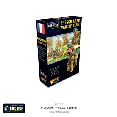 Bolt Action - France - French Army Weapons Teams available at 401 Games Canada