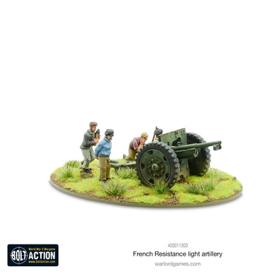 Bolt Action - France - French Resistance Light Artillery available at 401 Games Canada