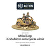 Bolt Action - Germany - Afrika Korps Kradschutzen Motorcycle & Sidecar available at 401 Games Canada