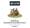 Bolt Action - Germany - Afrika Korps Kradschutzen Motorcycle & Sidecar available at 401 Games Canada