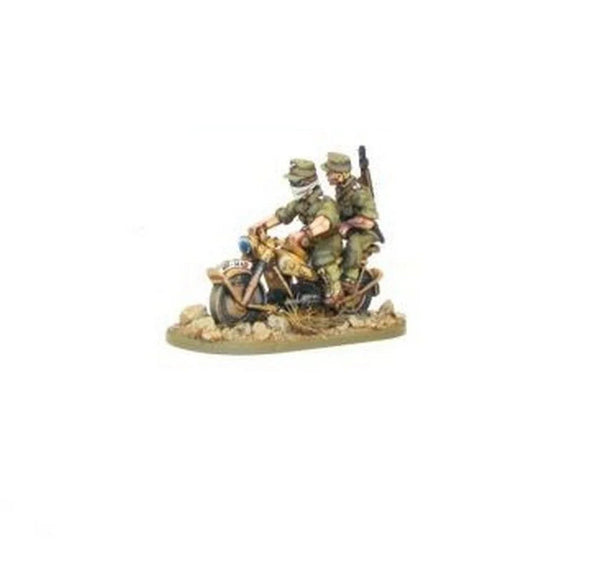 Bolt Action - Germany - Afrika Korps Kradschutzen Motorcycle available at 401 Games Canada