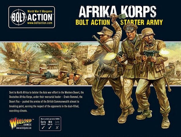 Bolt Action - Germany - Afrika Korps Starter Army available at 401 Games Canada