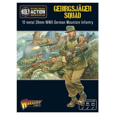 Bolt Action - Germany - Gebirgsjager Squad available at 401 Games Canada