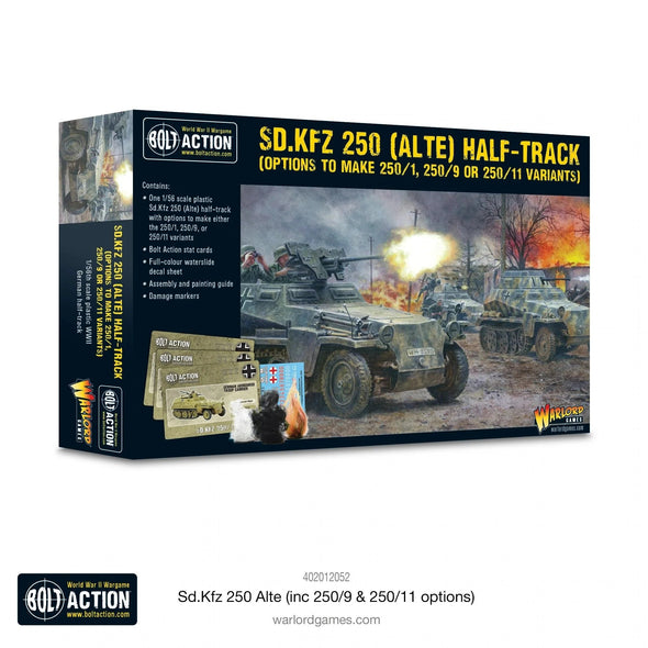 Bolt Action - Germany - Sd.Kfz 250 (Alte) Half-Track (Options to Make 250/1, 250/9, 250/11 Variants) available at 401 Games Canada