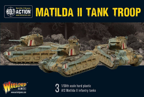 Bolt Action - Great Britain - A12 Matilda II Tank Troop available at 401 Games Canada